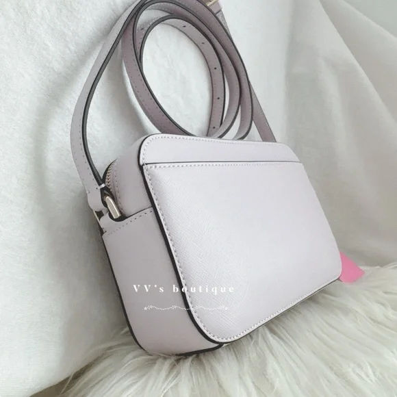NWT Kate Spade Staci Mini Camera Crossbody Bag Lilac Moon Purple WLR00686